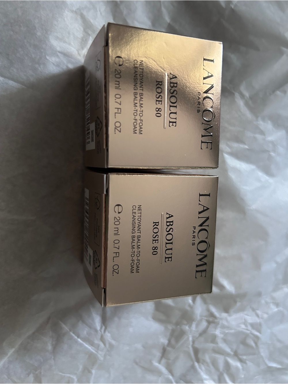 Lancome Duo Absolue Rose 80 Cleansing Balm - Rose Gold Boxes